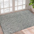 LEEVAN Washable Bedroom Rug 3x5 for Modern Living Spaces