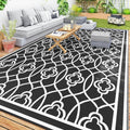 Outdoor Rug for Patio 9 ft x 18 ft - Reversible Waterproof Mat