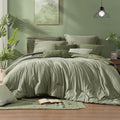 Twin XL Comforter Set Sage Green - All-Season Twin Bed in a Bag