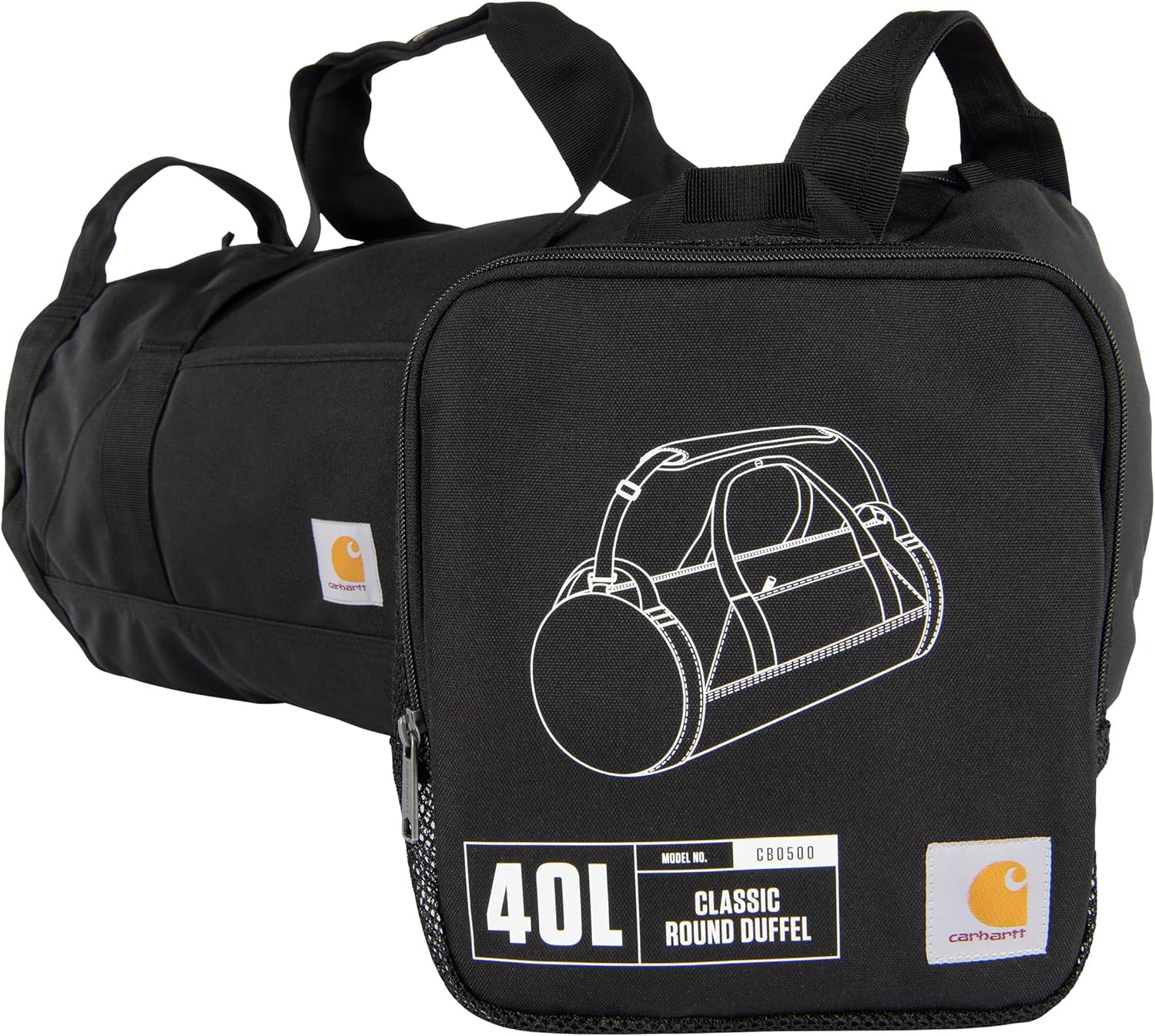Carhartt Classic Round Duffel: Heavy-Duty, Water-Resistant Gear Bag