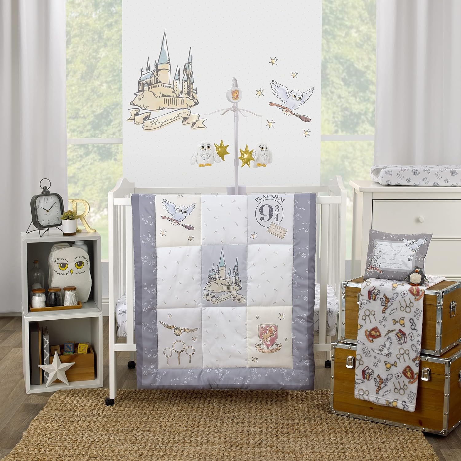 Harry Potter Magical Moments Mini Crib Bedding Set for Nursery