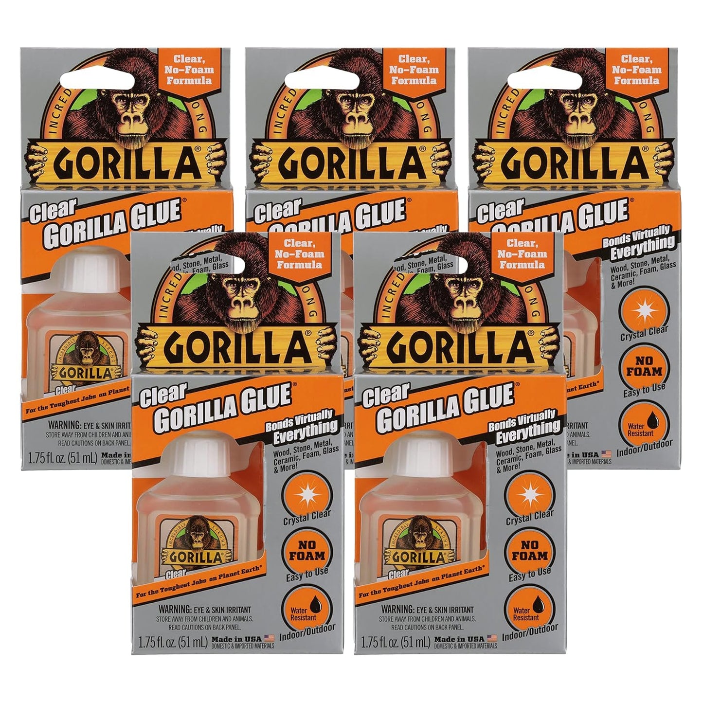 Gorilla Clear Glue for All Purpose Projects and Repairs