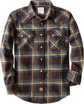 Dubinik Flannel Shirt for Men Long Sleeve Plaid - Cozy Everyday Shirt