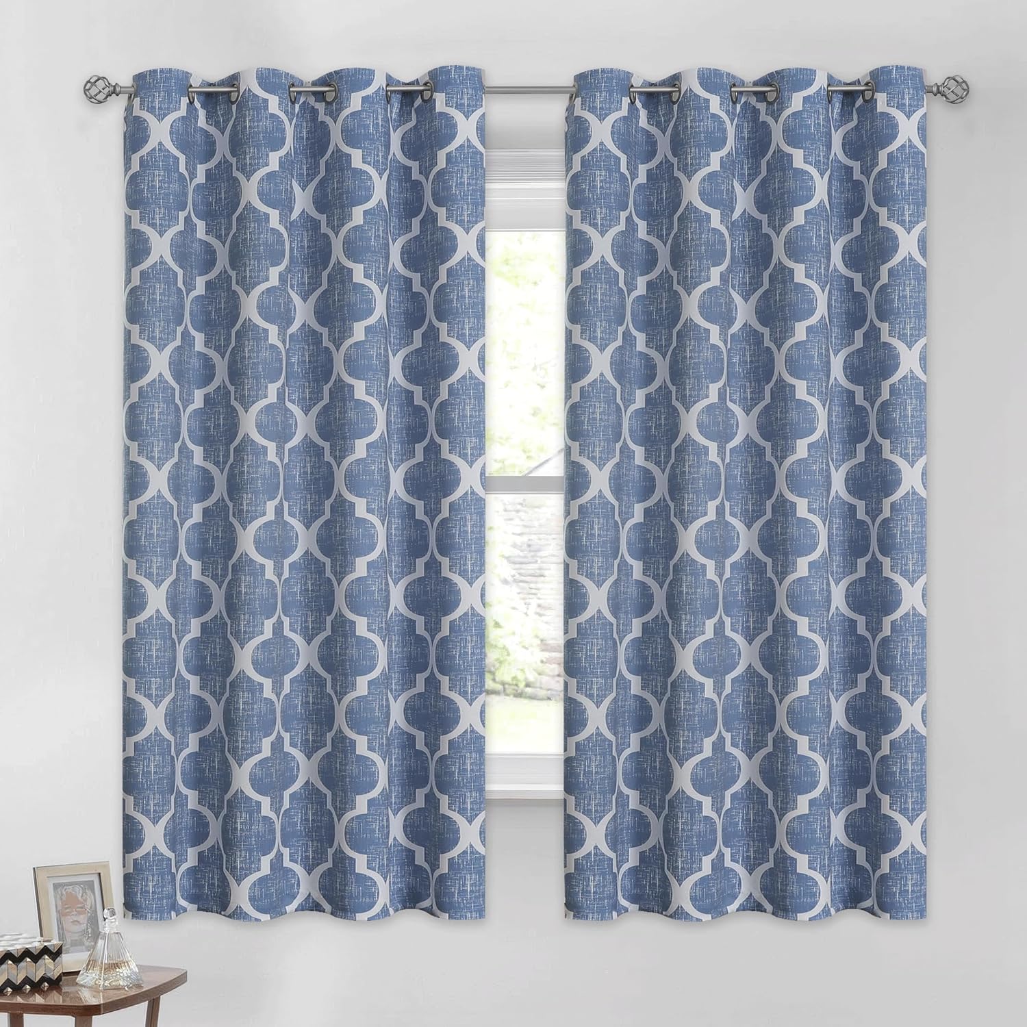 Beauoop Blackout Curtains 54 Inches Long for Bedroom Living Room