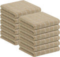 100% Cotton Terry Kitchen Towels 12 Pack - Soft, Super Absorbent
