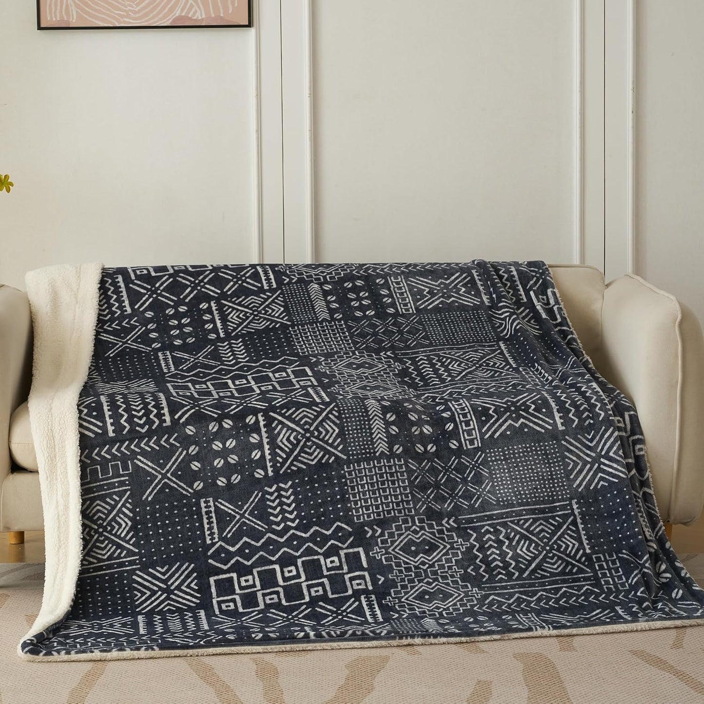KORBLISS Cozy Christmas Sherpa Blanket - Luxe Comfort