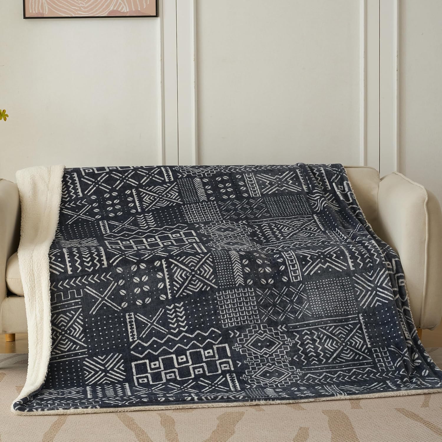 KORBLISS Cozy Christmas Sherpa Blanket - Luxe Comfort