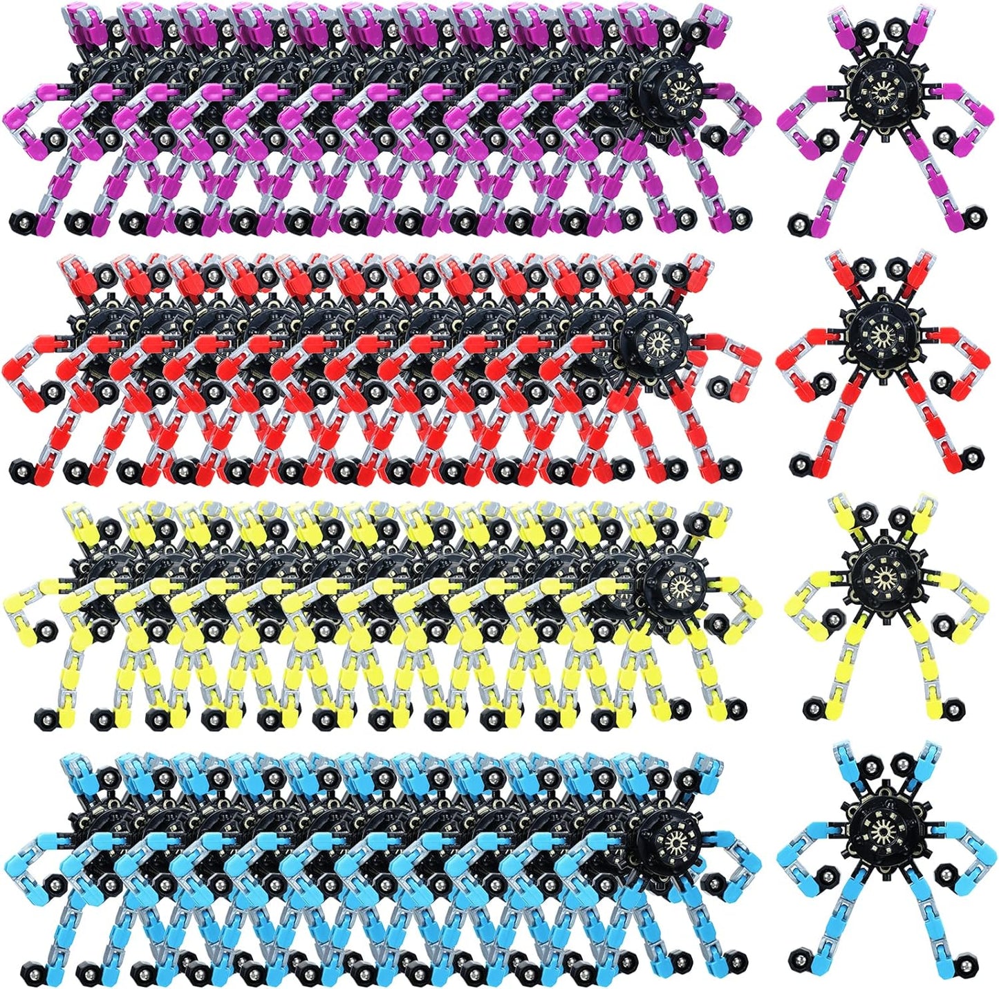 Transformable Fidget Spinners for Stress Relief and Fun