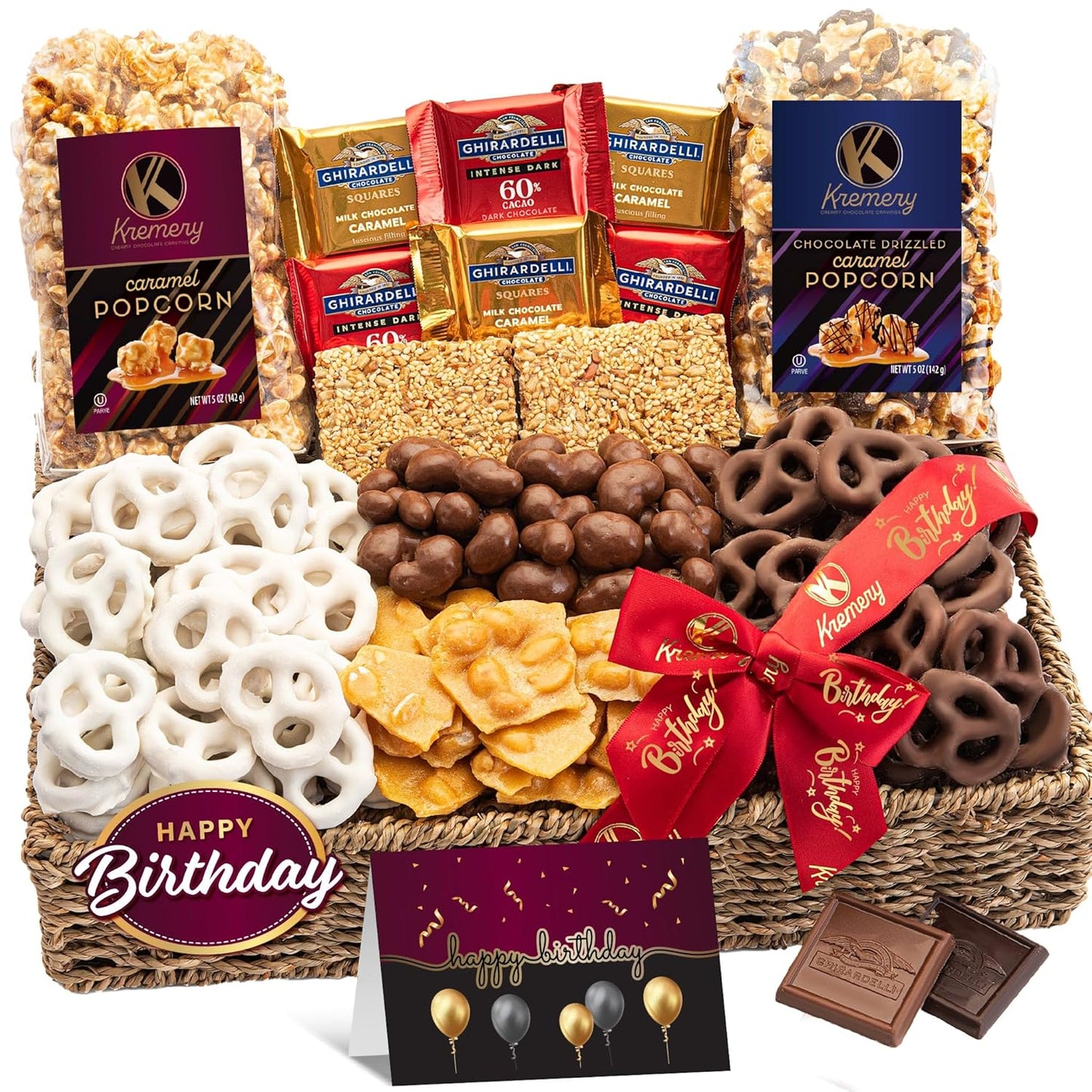 KREMERY Creamy Chocolate Cravings Birthday Treats Gift Basket