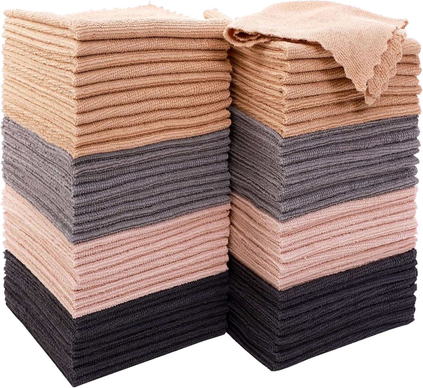 Microfiber Cleaning Cloths - 72 Pack Reusable Towels for Home
