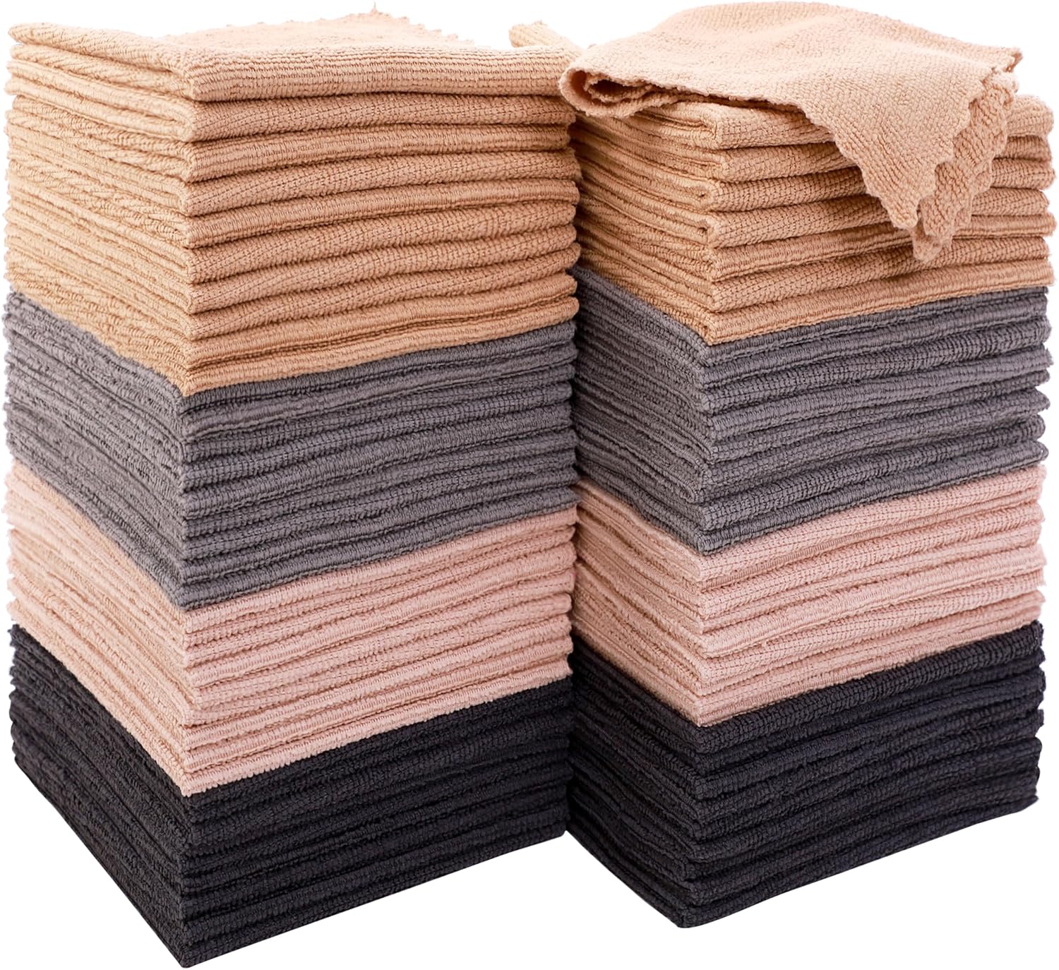 Microfiber Cleaning Cloths - 72 Pack Reusable Towels for Home