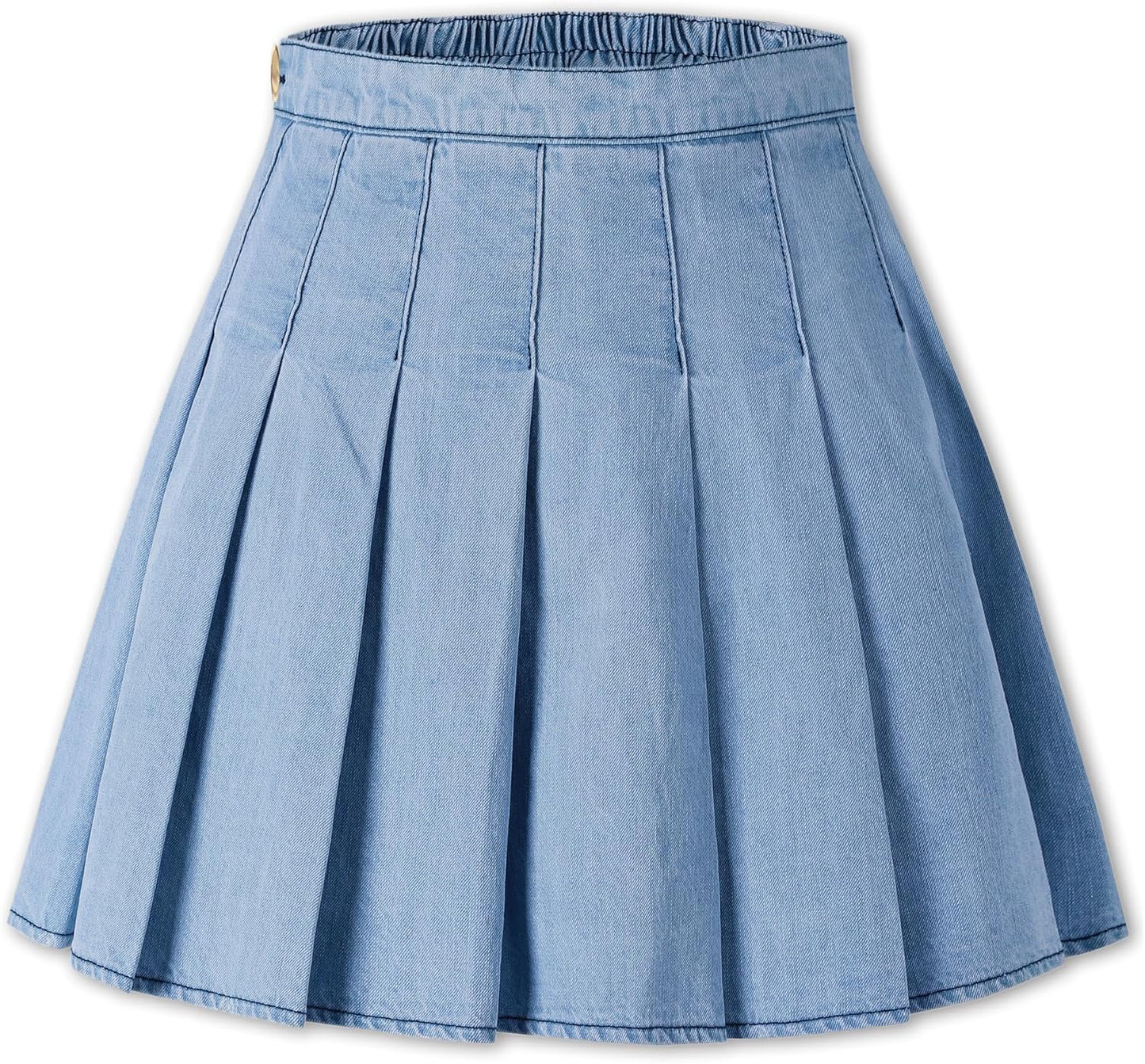 SANGTREE Pleated Skirts with Shorts for Women and Girls