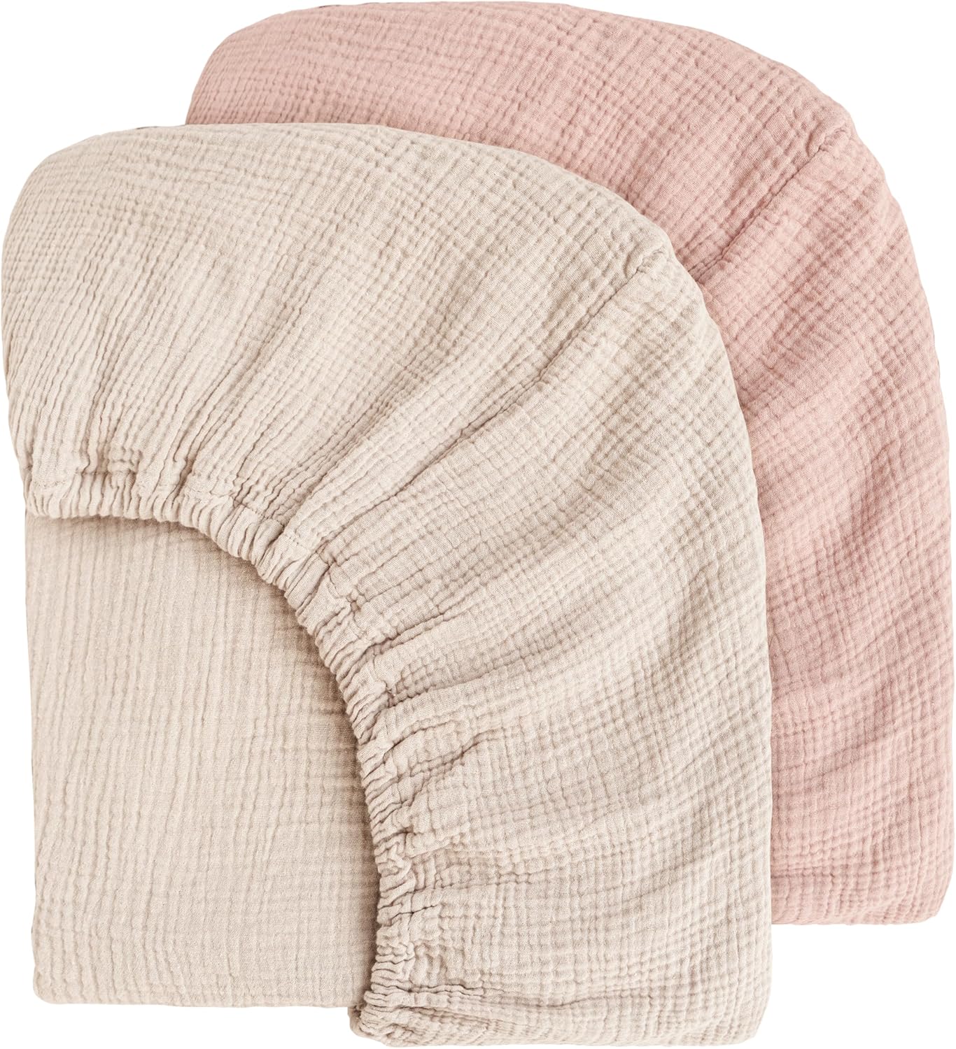 Muslin Crib Sheets for Baby Girls and Boys - Soft & Breathable