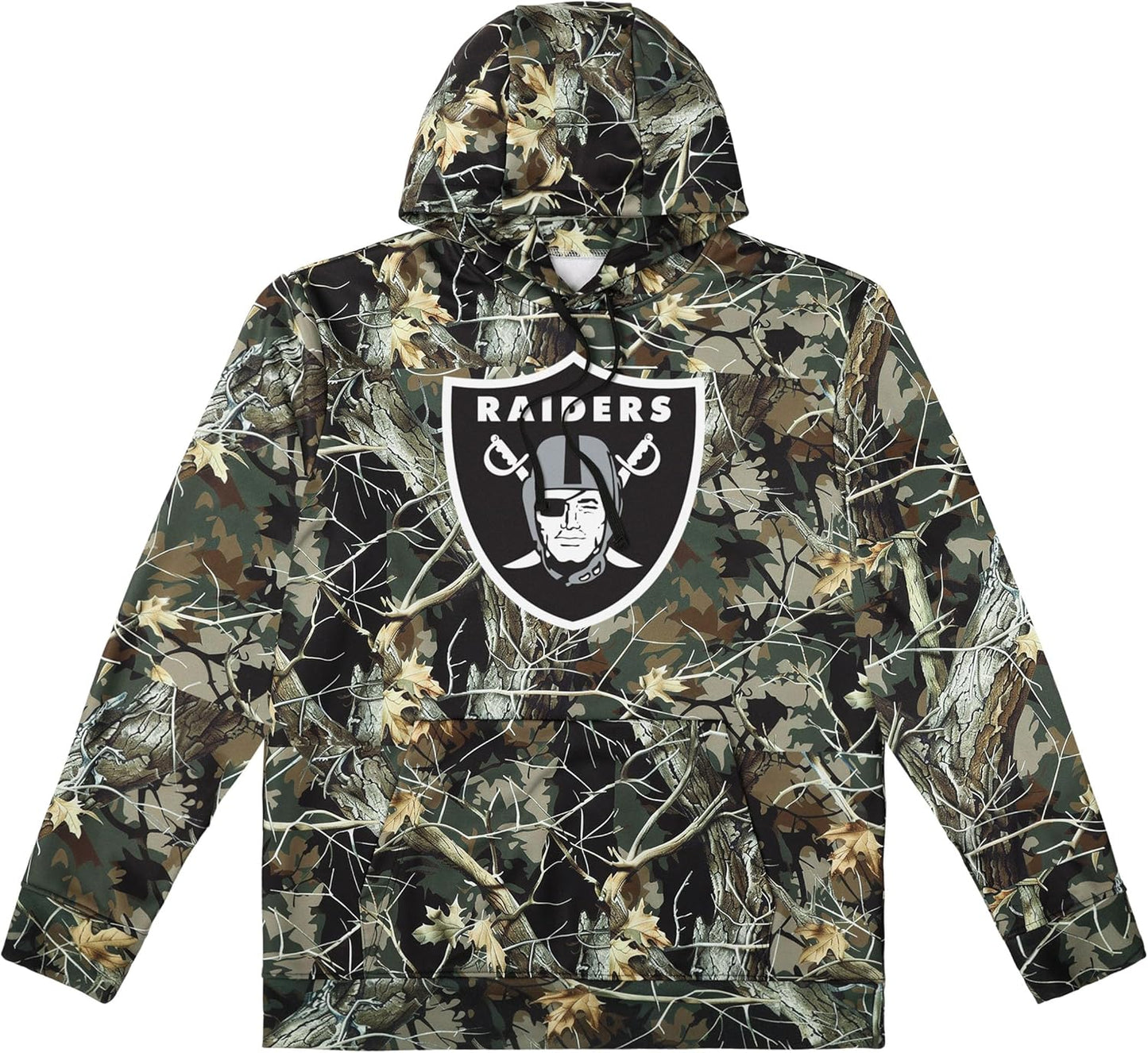 NFL Men's Official Sideline Hunter Camo Hoodie for True Fans