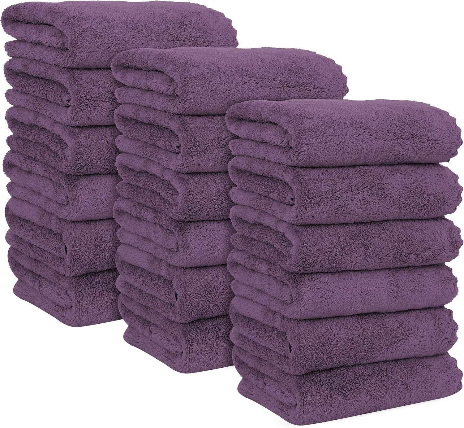 MOONQUEEN 18 Pack Premium Hand Towels - Quick Drying Microfiber