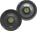 KICKER CS Series 6.5 in 300W Coaxial Car Speakers - Clear Bass