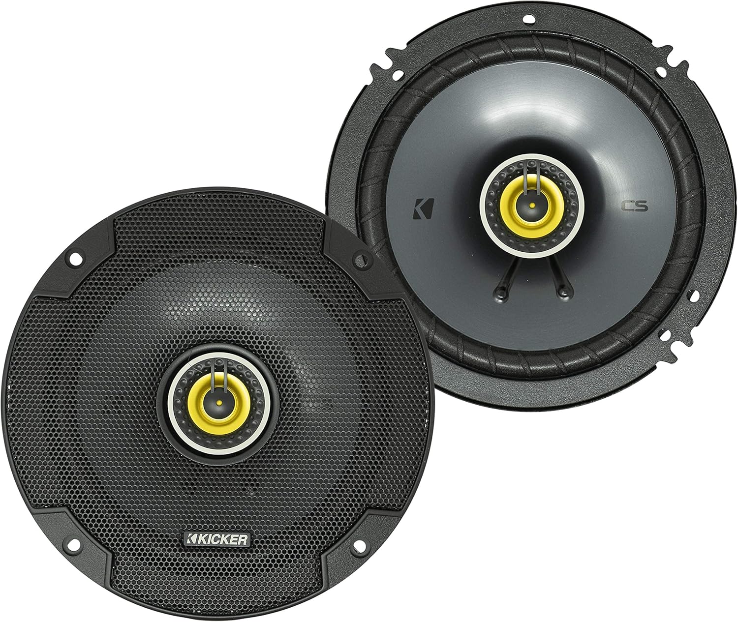 KICKER CSC65 6.5 Inch 300 Watt 2-Way Car Audio Speakers System