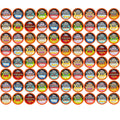 Java Factory Flavored Coffee Pods Assorted Sampler - 80 Count Variety