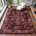 6x9 Rugs for Living Room Vintage Washable Area Rug - Ultra Soft Low
