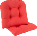 Klear Vu Gripper Overstuffed Non-Slip Dining Chair Cushions - Solid