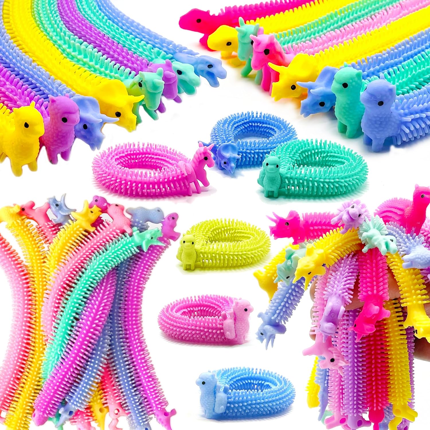 30 Pack Stress Relief Sensory Fidget Toys - Vibrant Anti-Anxiety Fun!