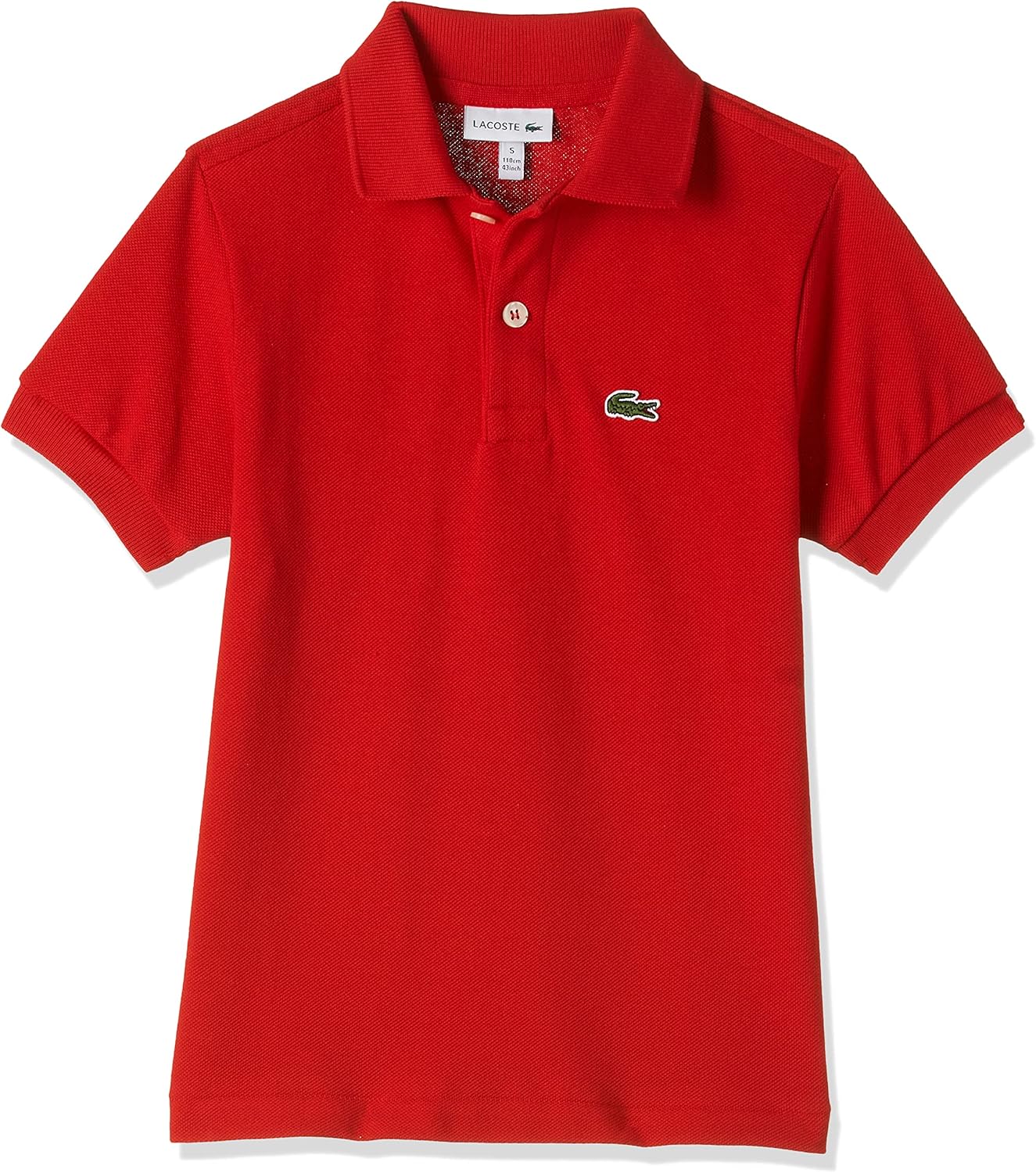 Lacoste Boys' Short Sleeve Classic Pique Polo for Comfort