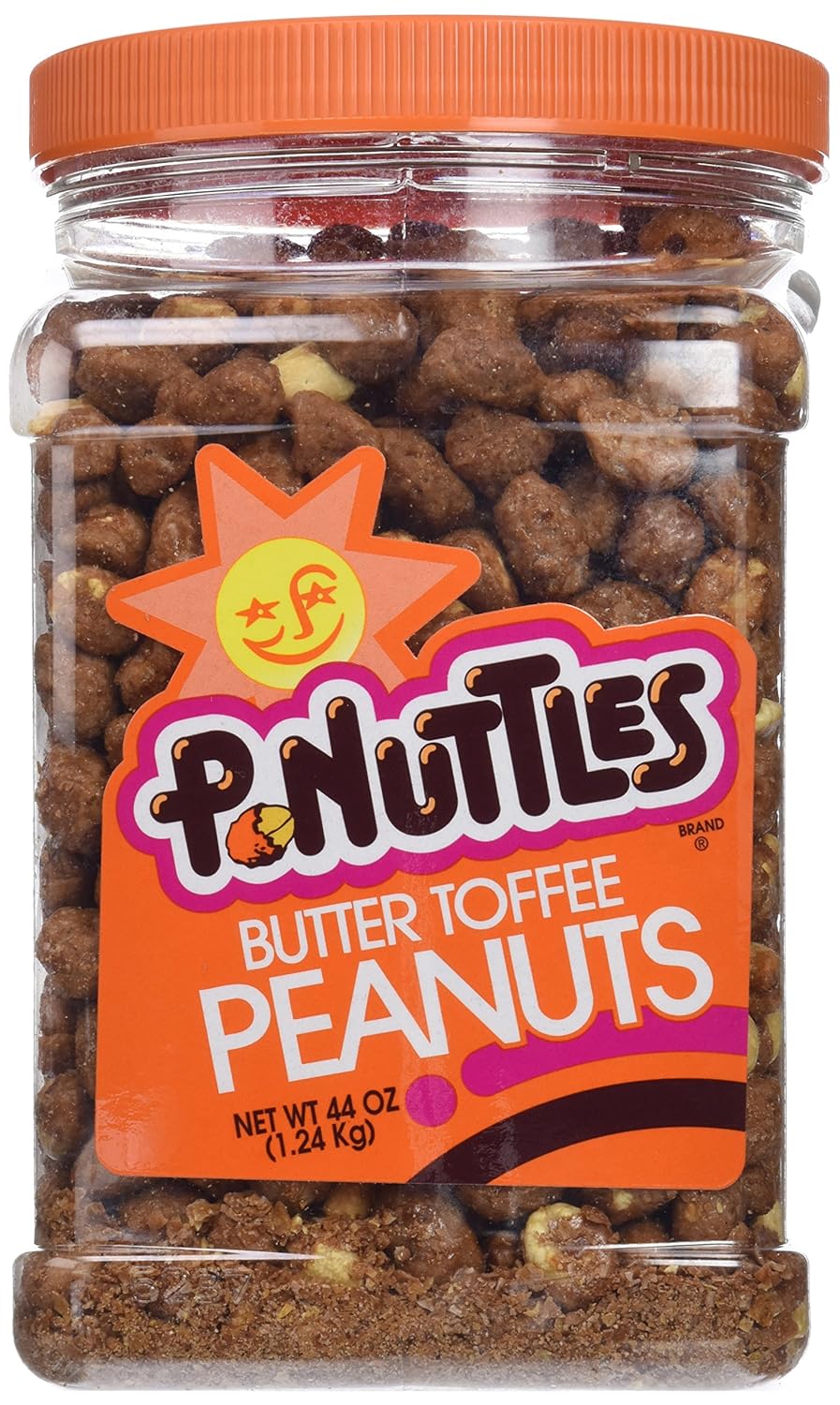 P-Nuttles Butter Toffee Peanuts 44 Ounce Jar - Sweet Snack