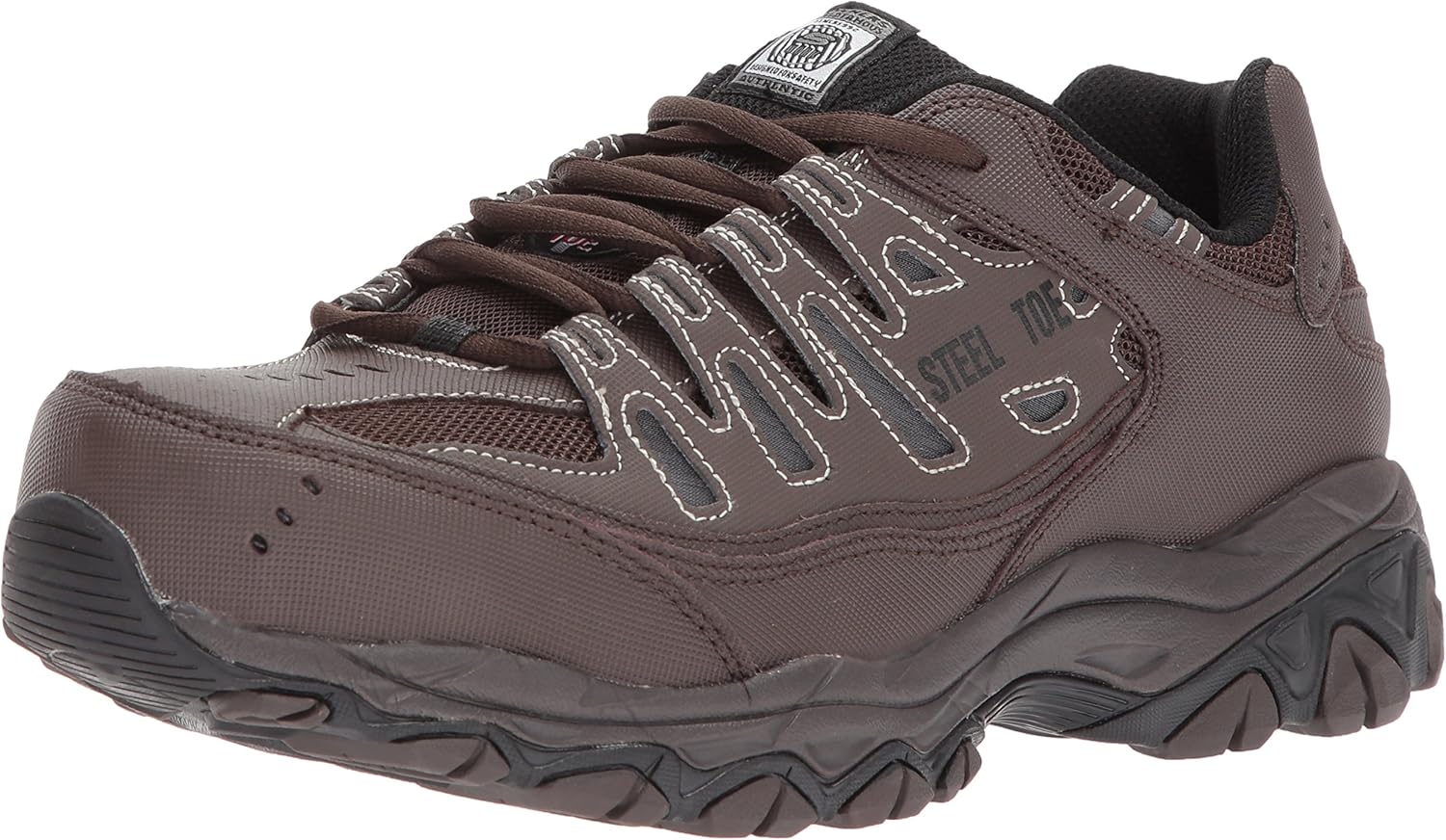 Skechers Mens Cankton Steel Toe Construction Shoe for Safety