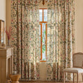 ENJOYBRIDAL Floral Curtains 96 in Panels - Semi Sheer Boho Drapes