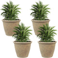 24-Inch Anjelica Large Plastic Plant Pot - Lightweight Durable Planter