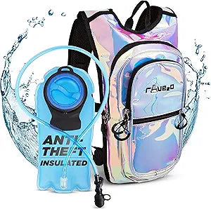 Rave2o Anti Theft Hydration Backpack for Festivals and Events