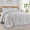 DOZ Duvet Cover Set King/Cal King 106x90 - Stripe Cooling Viscose