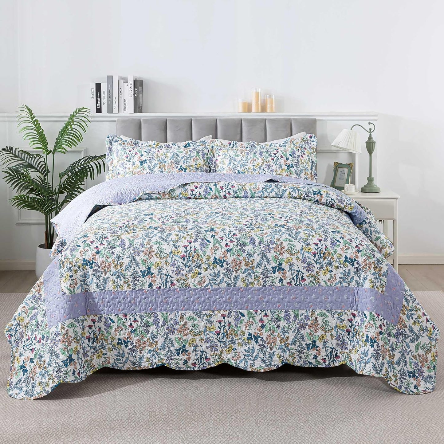 HoneiLife Oversized King Bedspreads for Elegant Bedroom Style