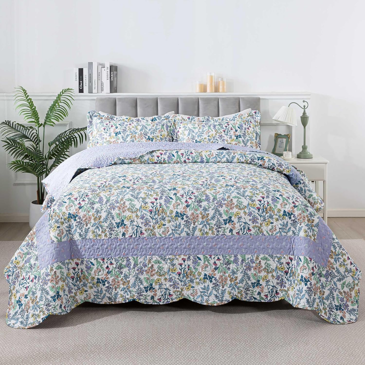 HoneiLife Oversized King Bedspreads for Elegant Bedroom Style