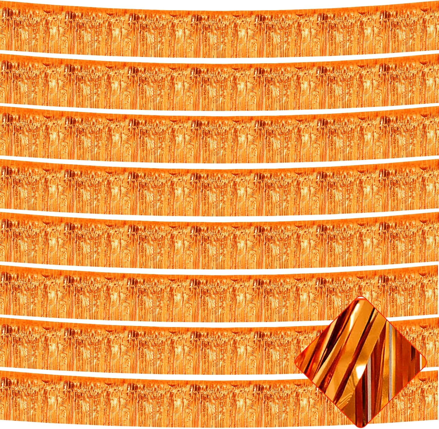 Vibrant 10ft Foil Fringe Garland - Party Essential