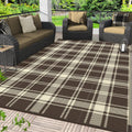 Waterproof Outdoor Rug 5ftx8ft Reversible Patio Mat - Durable