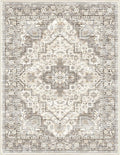 Area Rug Machine Washable Rug 10ftx13ft - Vintage Floral Low Pile