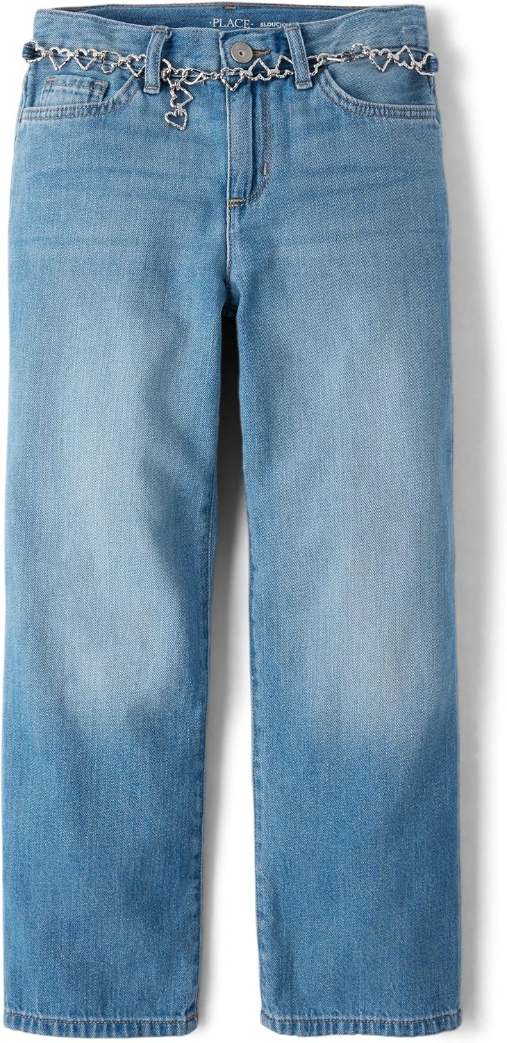 The Children's Place Girls Wide Leg Jeans for Stylish Comfort