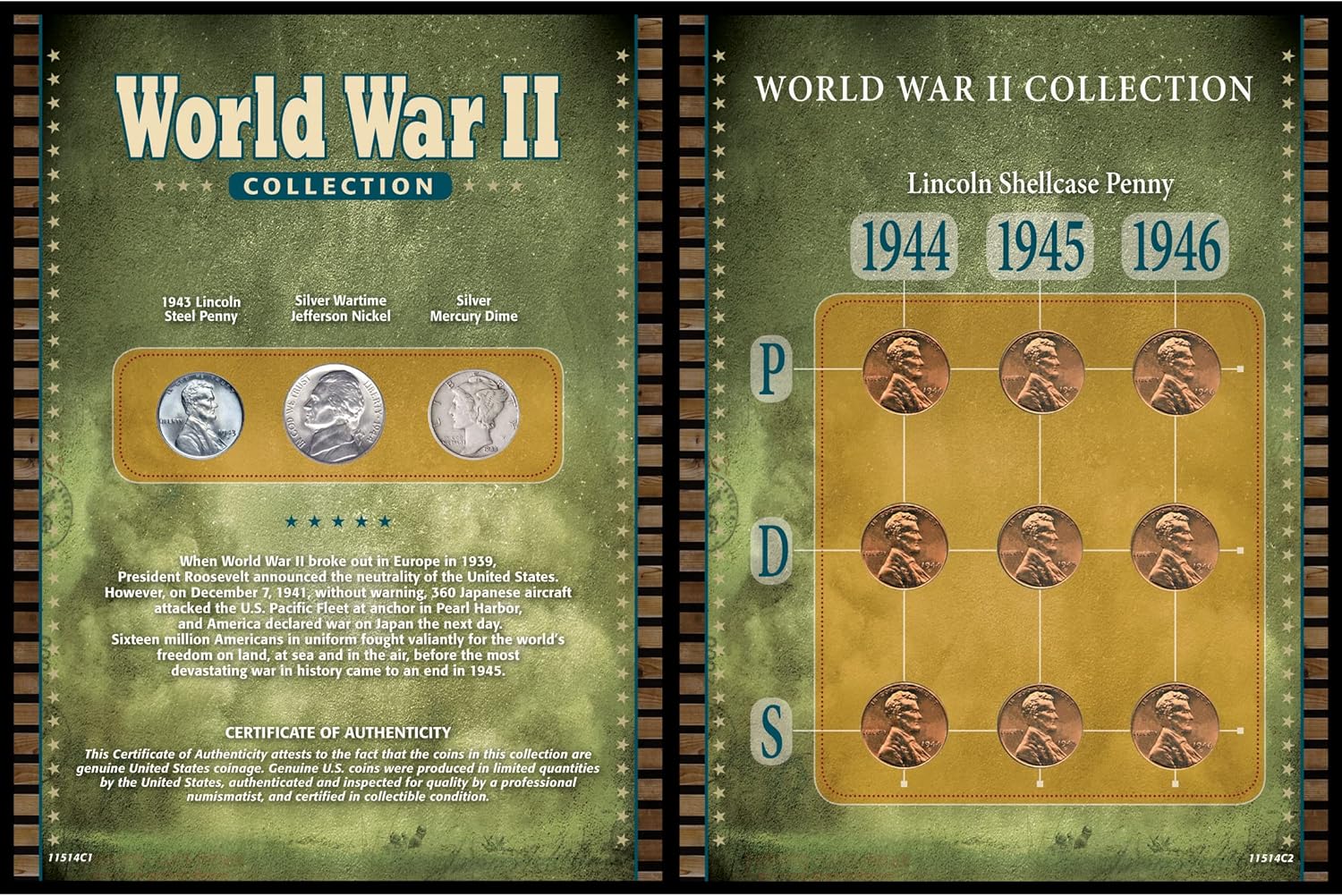 American Coin Treasures World War II Collection for Collectors