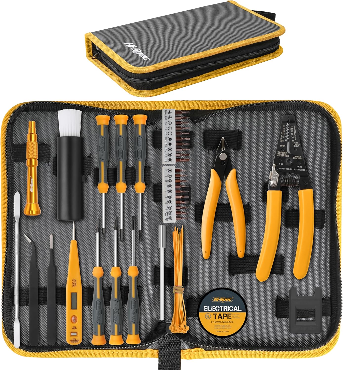 Hi-Spec 39pc Electronics Repair Tool Kit for Laptops & Phones
