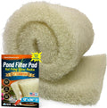 Aquatic Experts Cream COARSE Pond Filter Pad 12in x 36in - Thick 2in