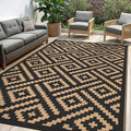 Outdoor Rug for Patio 8x10 ft - Reversible Waterproof Mat