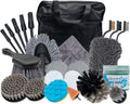 Car Detailing Kit - 26 Piece Detailing Brush Set - Complete Wash Kit