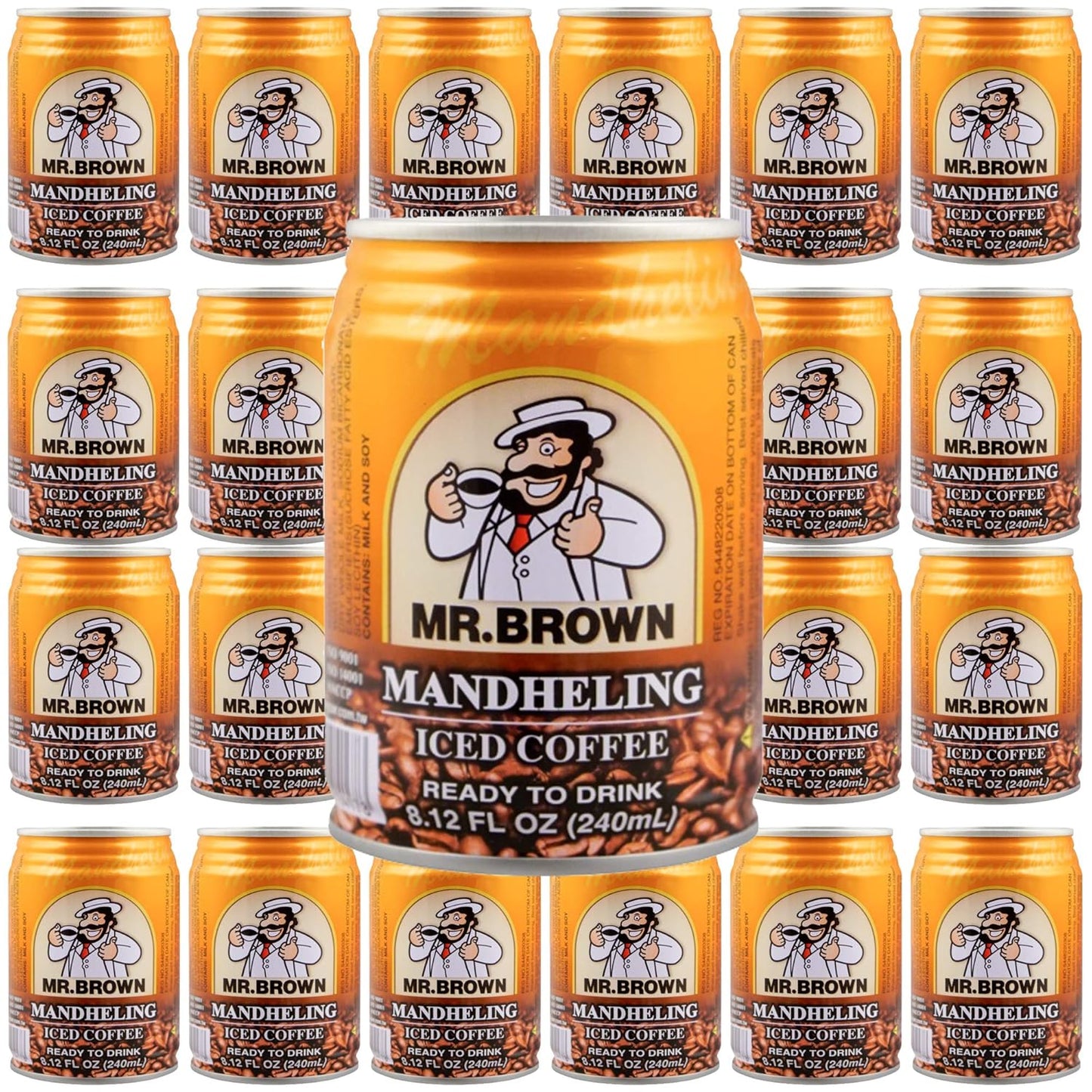 Mr. Brown Mandheling Blend Coffee - 24 Pack