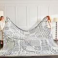 Soft Cozy 120x120 in Oversized King Fleece Blanket - Giant 10x10 ft