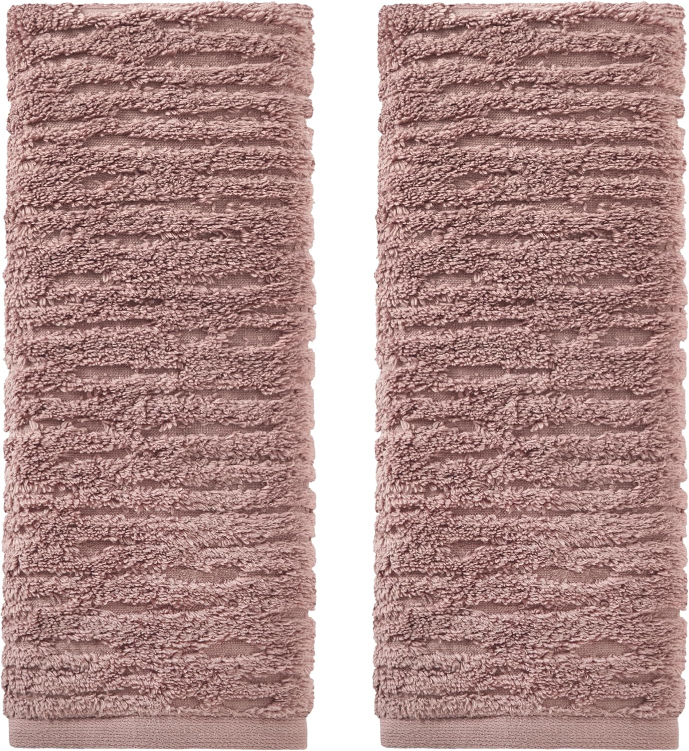 SKL Home CloudSoft Cotton Luxury Hand Towel Set in Clay Color
