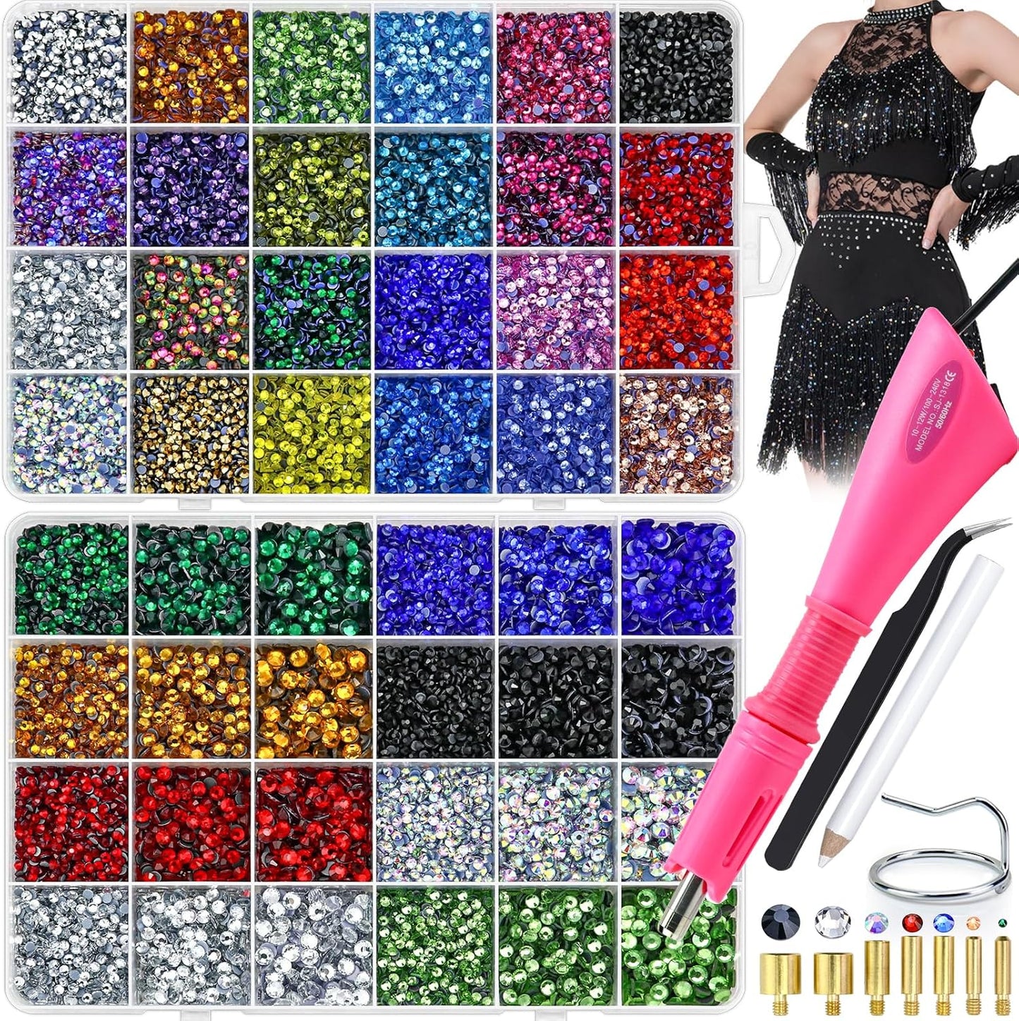 Briskbloom Hotfix Rhinestones Setter Kit for Bedazzling Crafts