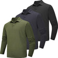 Quick Dry Long Sleeve Polo Shirts for Men - Versatile Comfort