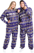 NFL Team Logo Polyester Pajamas One Piece Onsie - Soft Fan Sleepwear