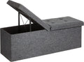43 in Storage Ottoman Bench - Foldable Seating with 660 lb Capacity